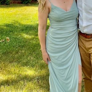 Agave floor length dress